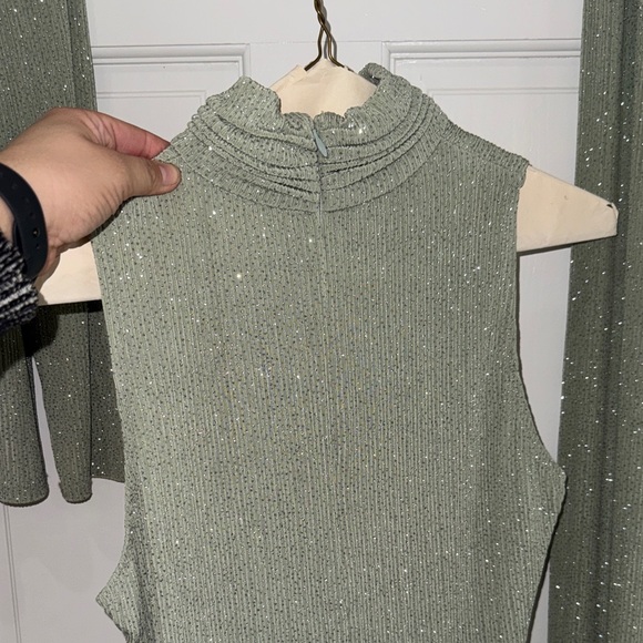 Vintage 90s Jeffery & Dara Evening By Tom Barra 3-Piece Sparkle Knit Set Size 8 - Picture 6 of 10